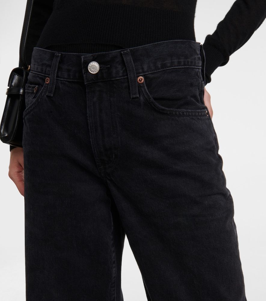 Jeans Clara a gamba larga e vita bassa - Agolde - Modalova