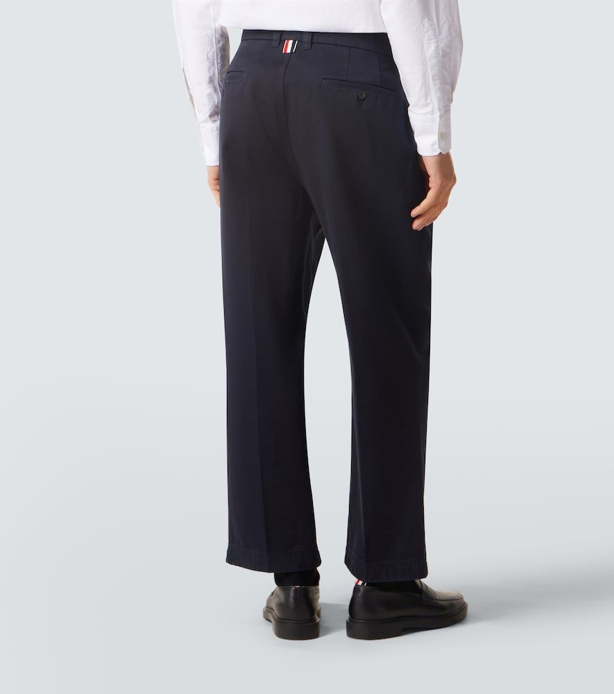 Pantaloni regular in twill di cotone - Thom Browne - Modalova