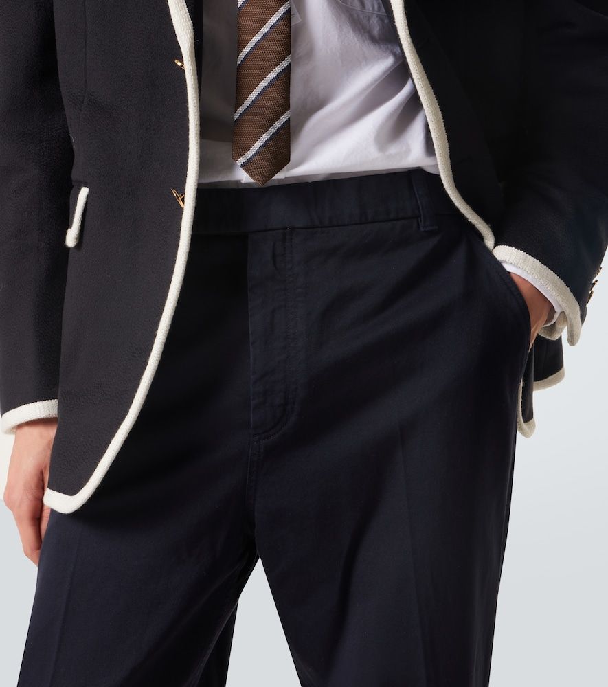 Pantaloni regular in twill di cotone - Thom Browne - Modalova