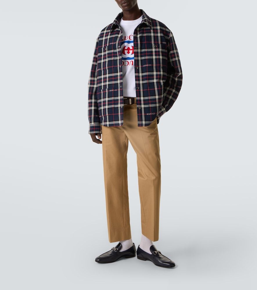 T-shirt Interlocking G in jersey di cotone - Gucci - Modalova