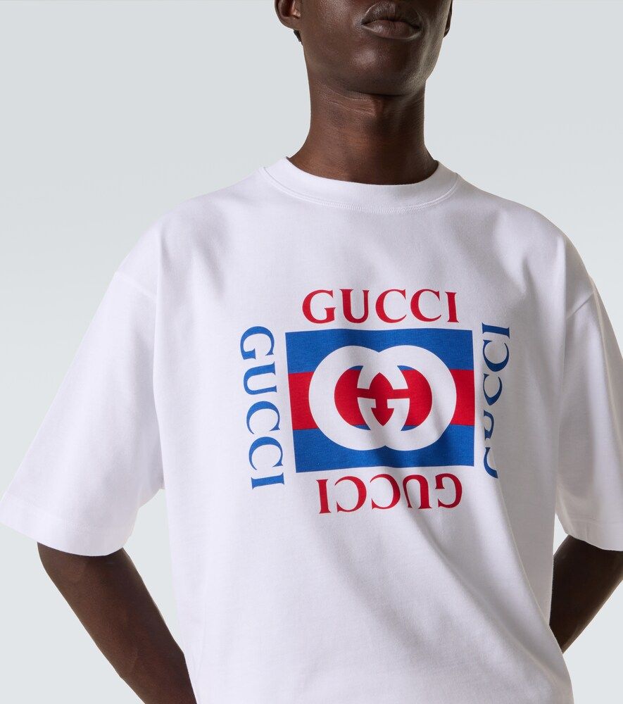 T-shirt Interlocking G in jersey di cotone - Gucci - Modalova