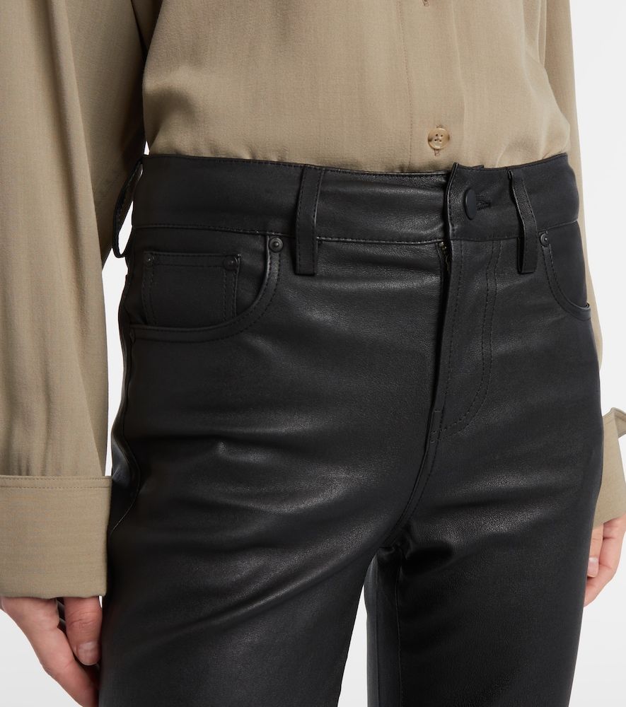 Pantaloni bootcut Sophie in pelle - AG Jeans - Modalova