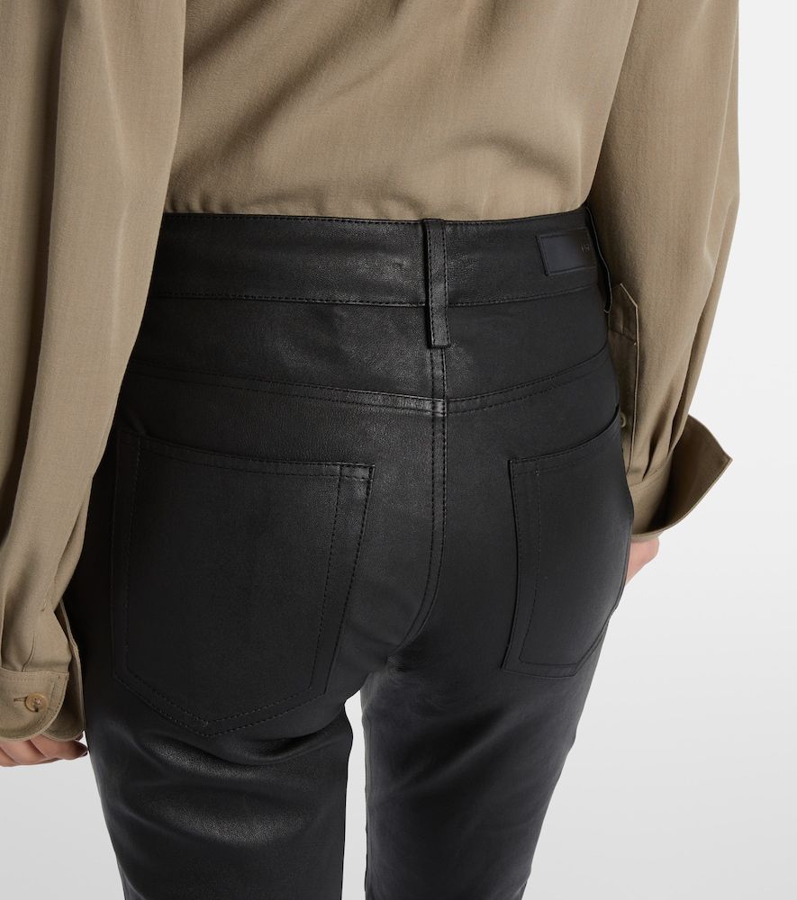 Pantaloni bootcut Sophie in pelle - AG Jeans - Modalova