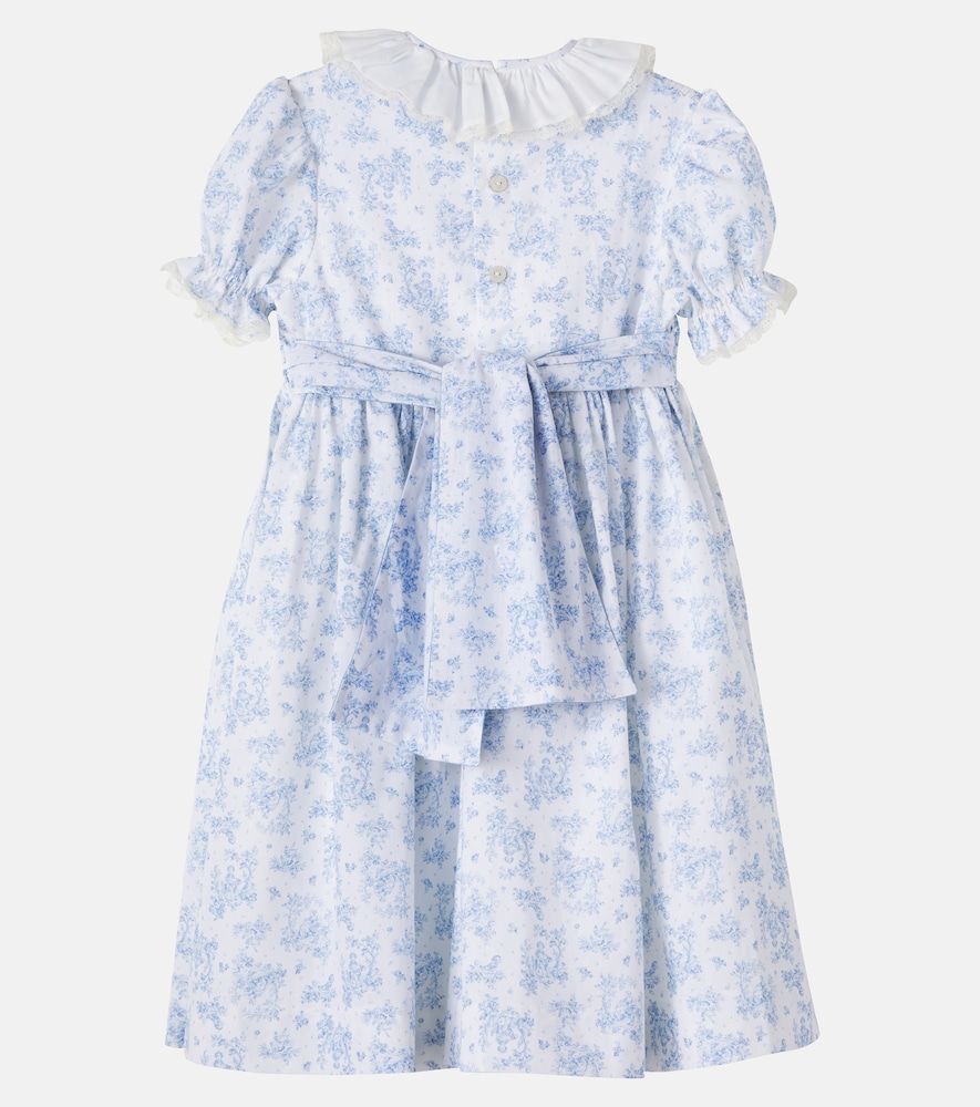 Vestido de algodón estampado fruncido - Pepa London - Modalova