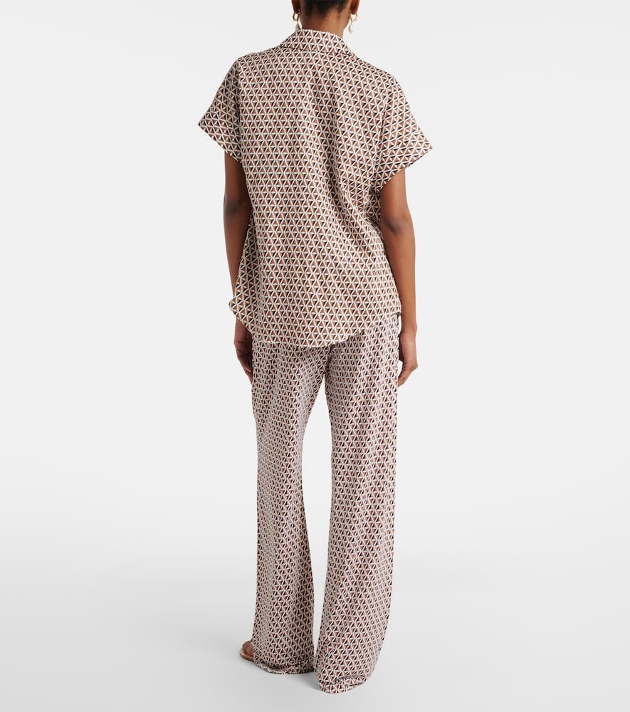 Pantaloni a gamba larga Abate con stampa - Max Mara - Modalova