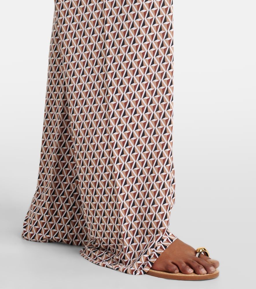 Pantaloni a gamba larga Abate con stampa - Max Mara - Modalova