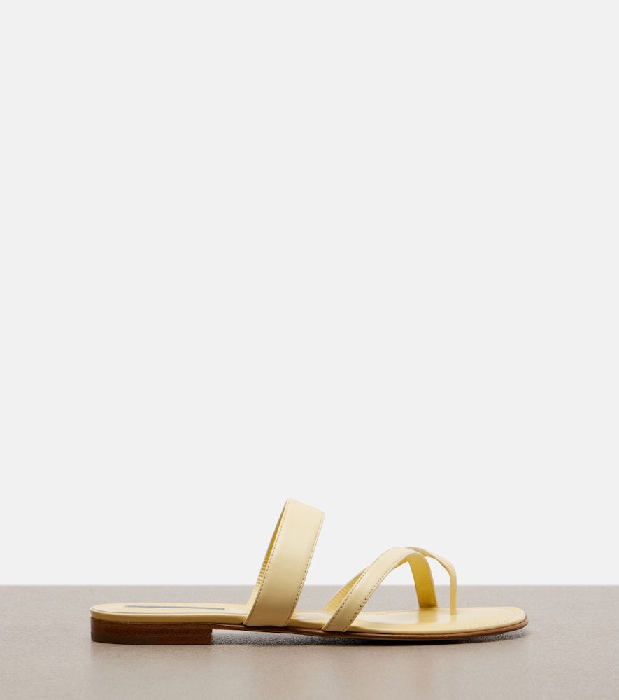 Sandalen Susa aus Leder - Manolo Blahnik - Modalova