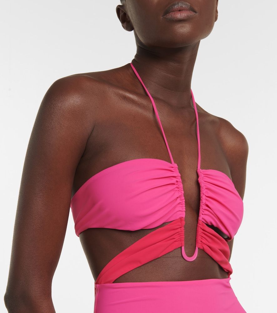 Vestido corto cuello halter - Nensi Dojaka - Modalova
