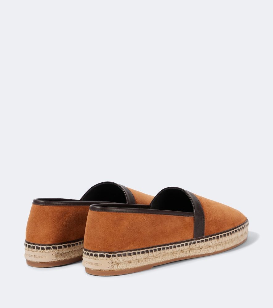 Espadrilles Nerano aus Veloursleder - Manolo Blahnik - Modalova