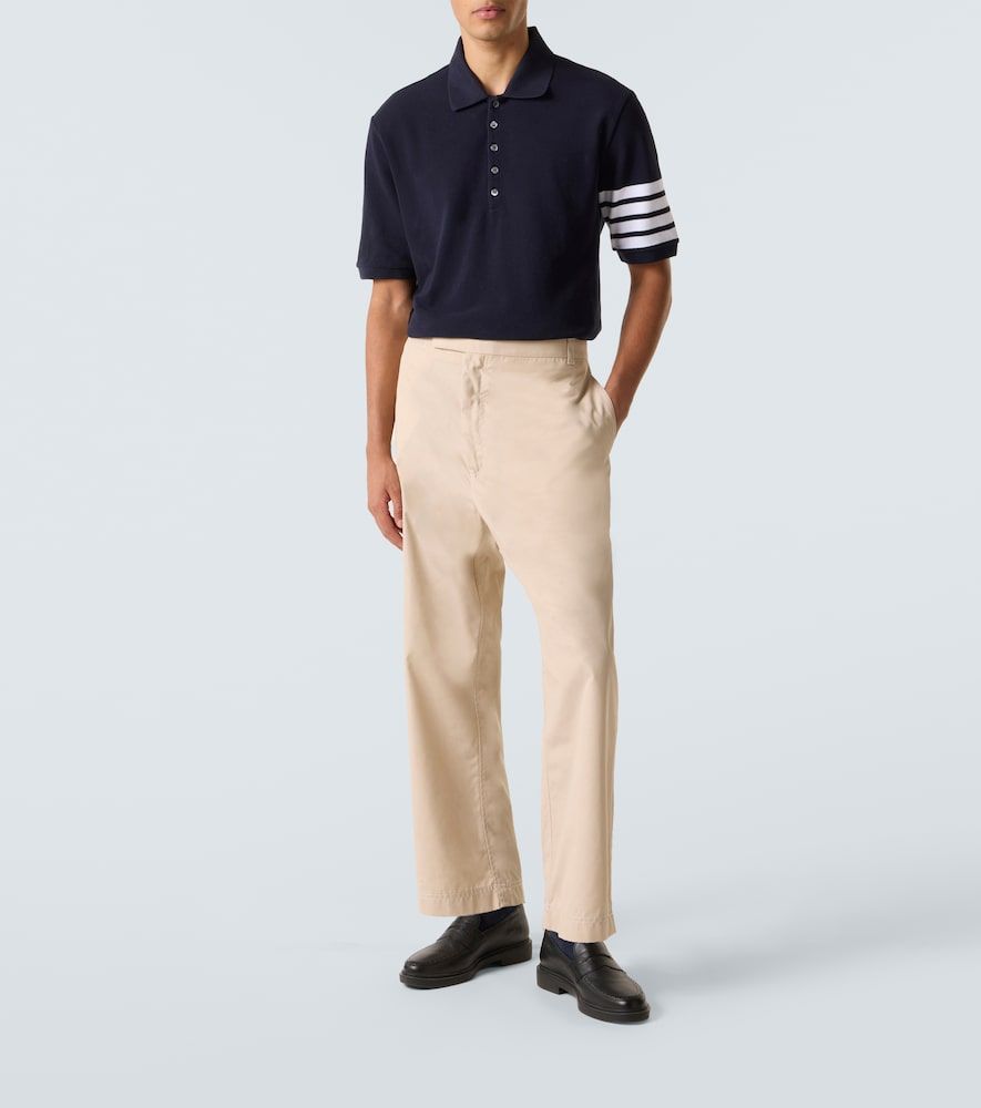 Thom Browne Polo 4-Bar in cotone - Thom Browne - Modalova