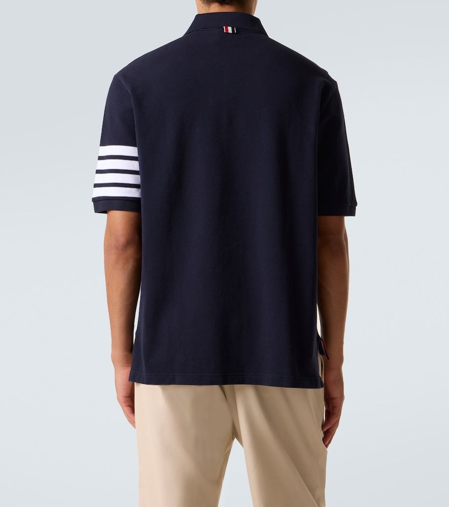 Thom Browne Polo 4-Bar in cotone - Thom Browne - Modalova