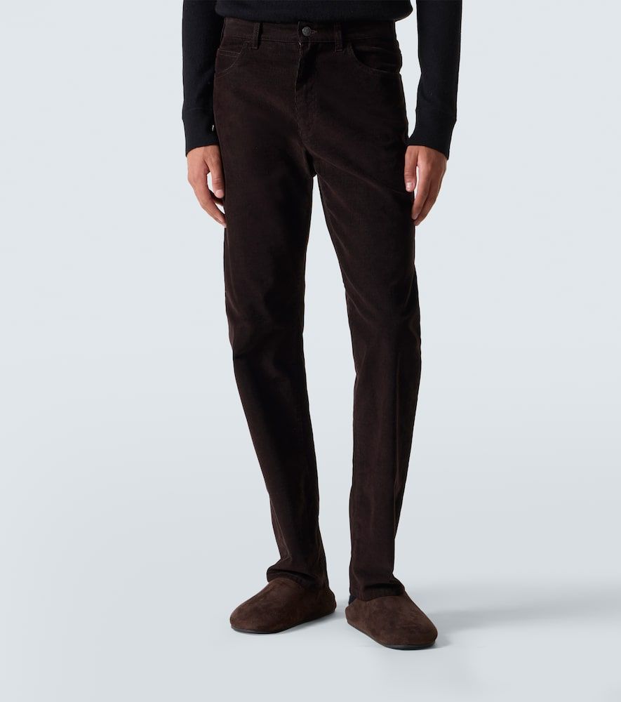 Pantalones slim Fred de pana de algodón - The Row - Modalova