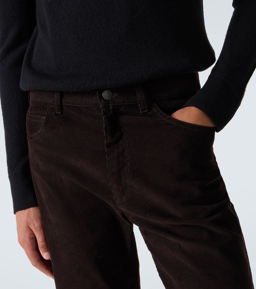 Pantalones slim Fred de pana de algodón - The Row - Modalova