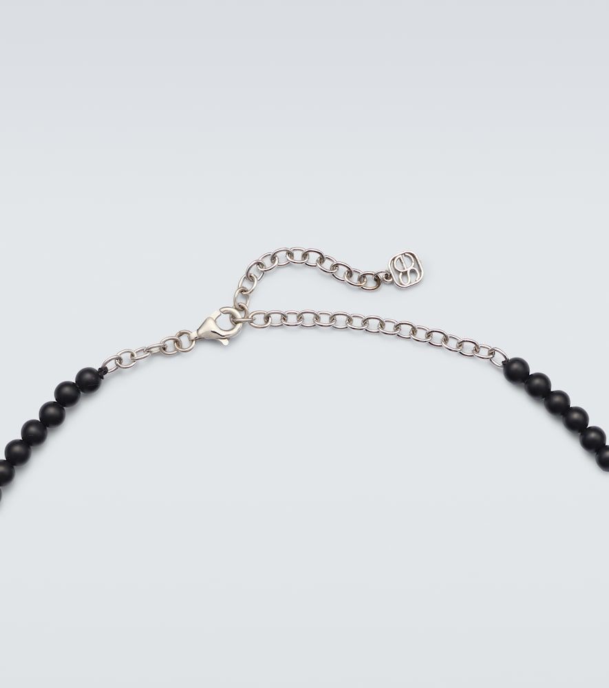 Collar Star de oro blanco de 14 ct con diamantes - Sydney Evan - Modalova
