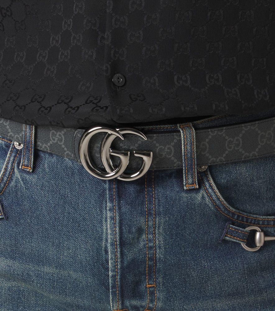 Wendbarer Gürtel GG Marmont aus Leder - Gucci - Modalova