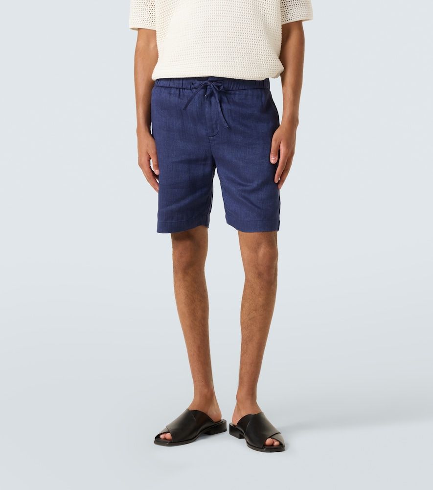 Felipe linen and cotton shorts - Frescobol Carioca - Modalova