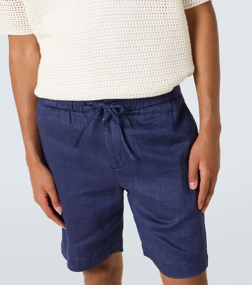 Felipe linen and cotton shorts - Frescobol Carioca - Modalova