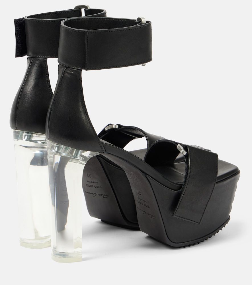 Rick Owens Leather platform sandals - Rick Owens - Modalova
