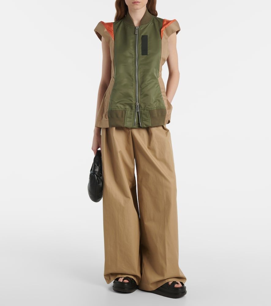 Sacai Weste aus Twill und Gabardine - Sacai - Modalova
