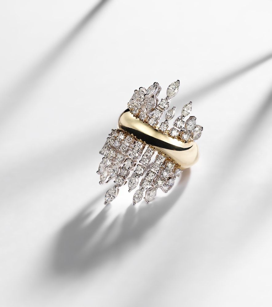 Anillo Golden Strada de oro de 18 ct con diamantes - Yeprem - Modalova