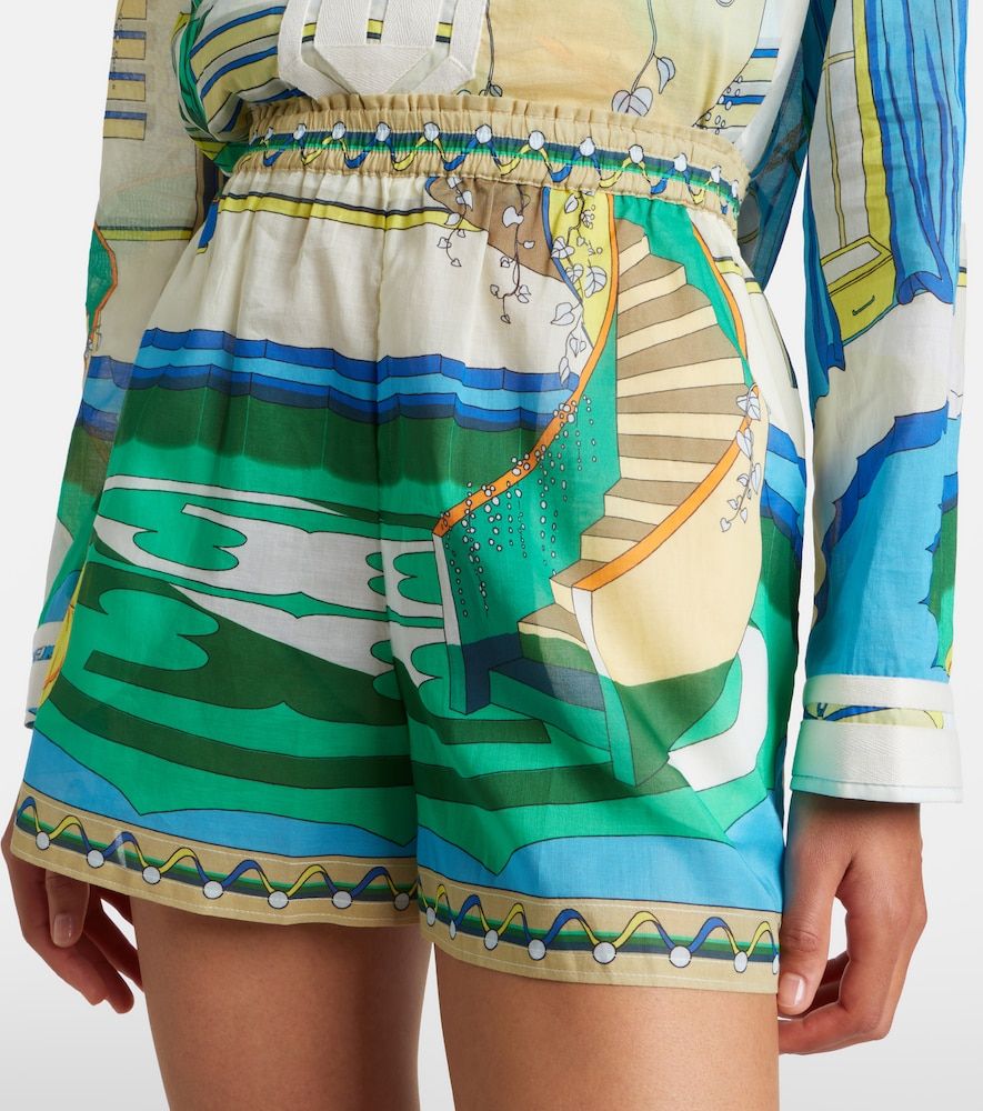 Shorts Camp de algodón estampados - Tory Burch - Modalova
