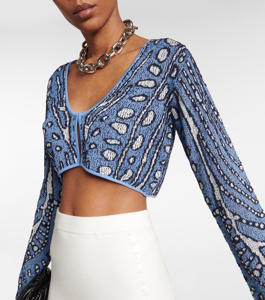 Crop top Damisi de punto jacquard - Altuzarra - Modalova