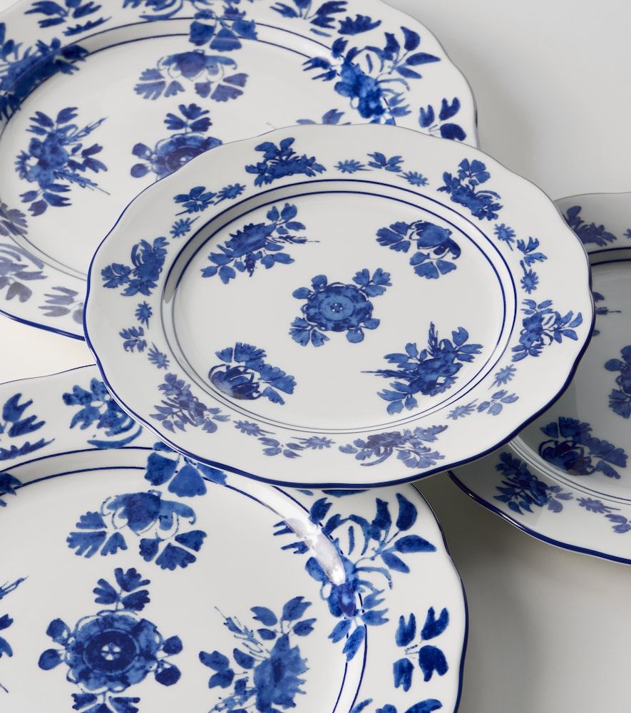Set de 2 platos llanos Gloria de porcelana - Cabana - Modalova