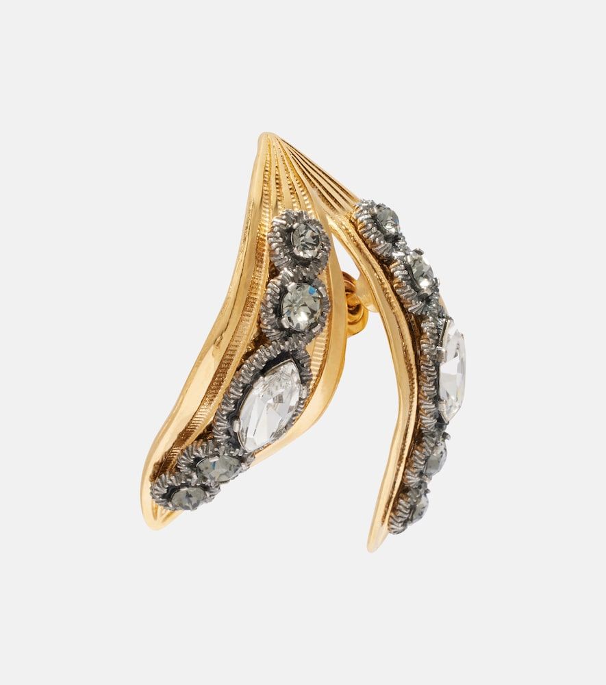Bloom crystal-embellished earrings - Balenciaga - Modalova