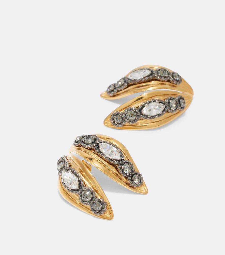 Bloom crystal-embellished earrings - Balenciaga - Modalova