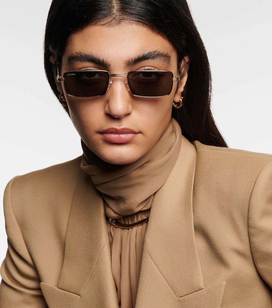 Eckige Sonnenbrille Première - Cartier Eyewear Collection - Modalova