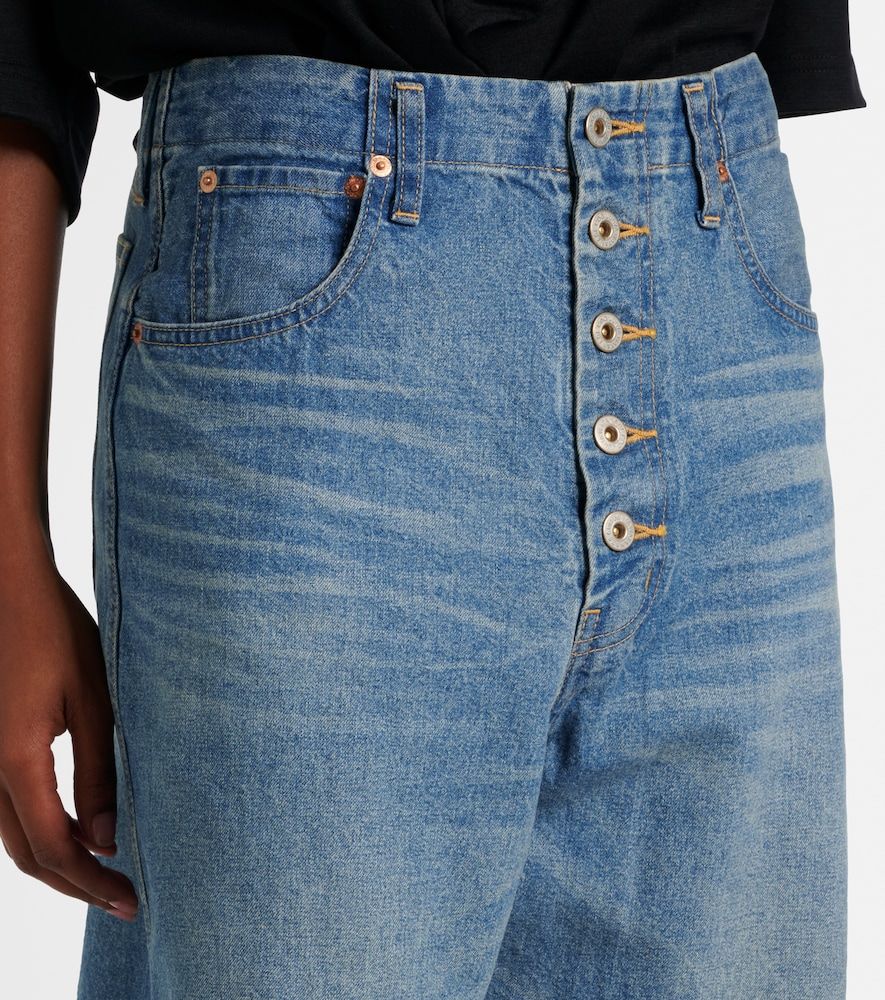 Jeans a gamba larga con cut-out - Junya Watanabe - Modalova