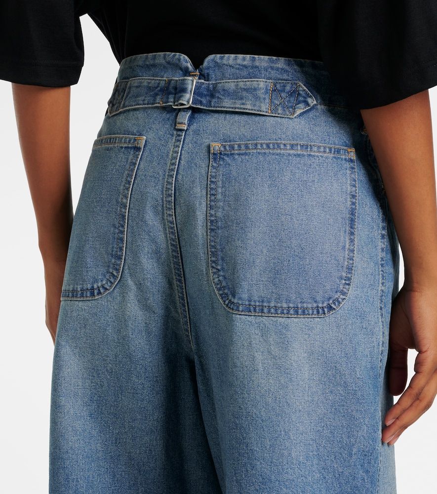 Jeans a gamba larga con cut-out - Junya Watanabe - Modalova