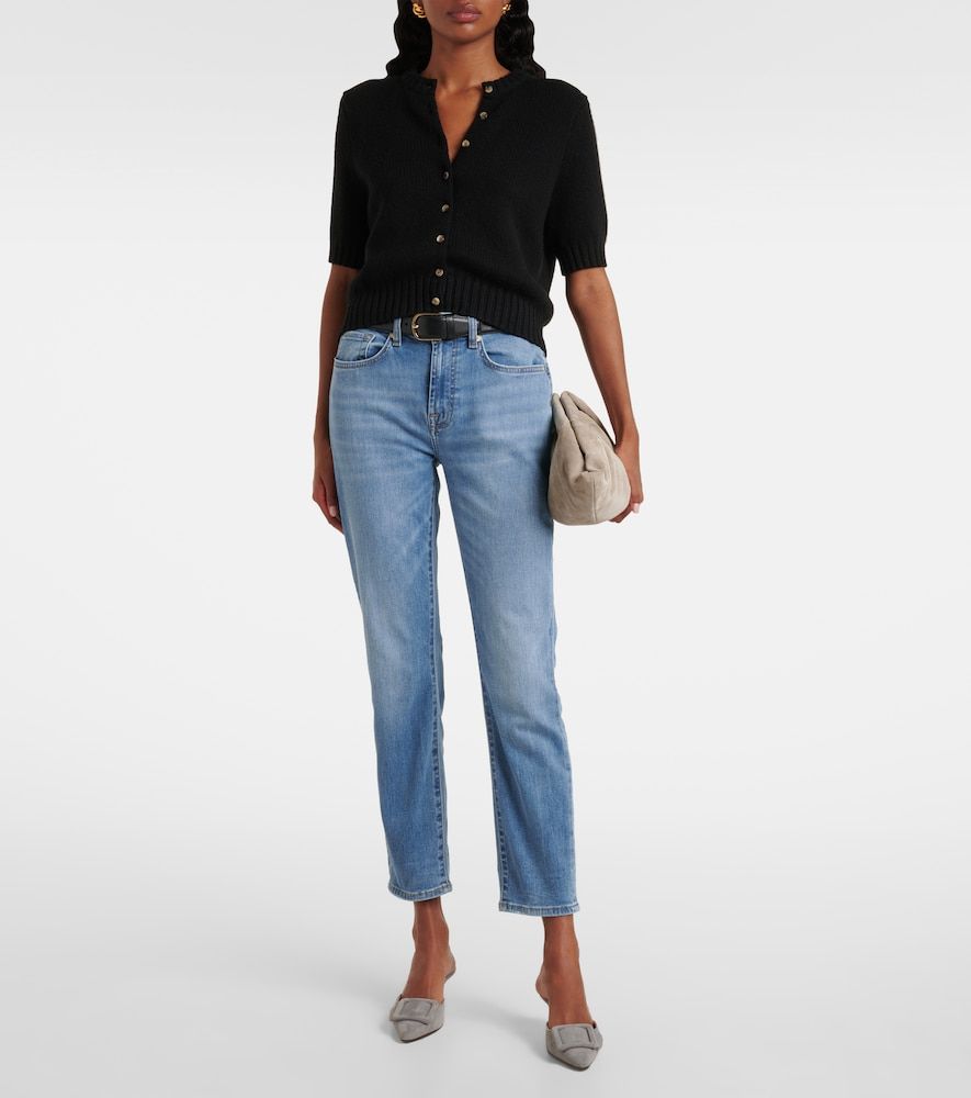 Jeans slim a vita media - 7 For All Mankind - Modalova