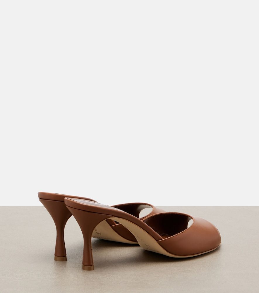 Pantoletten Jada aus Leder - Manolo Blahnik - Modalova