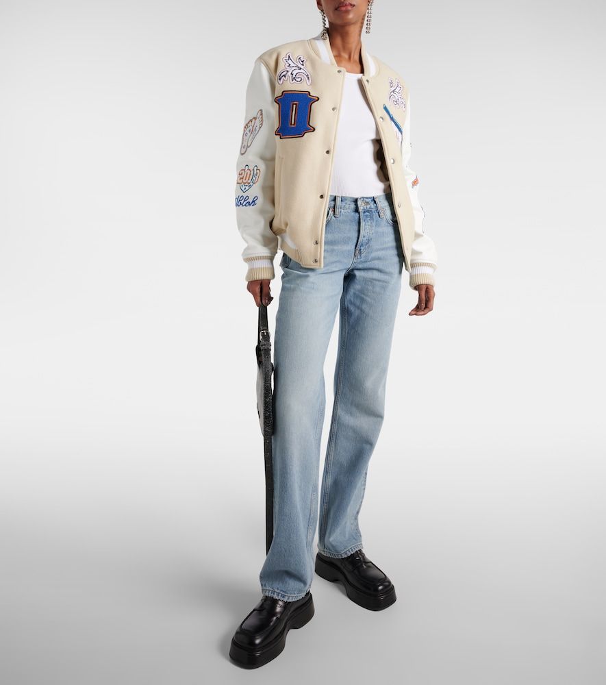 Straight Mid-Rise Jeans Easy - Re/Done - Modalova