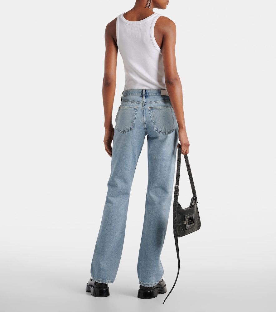 Straight Mid-Rise Jeans Easy - Re/Done - Modalova