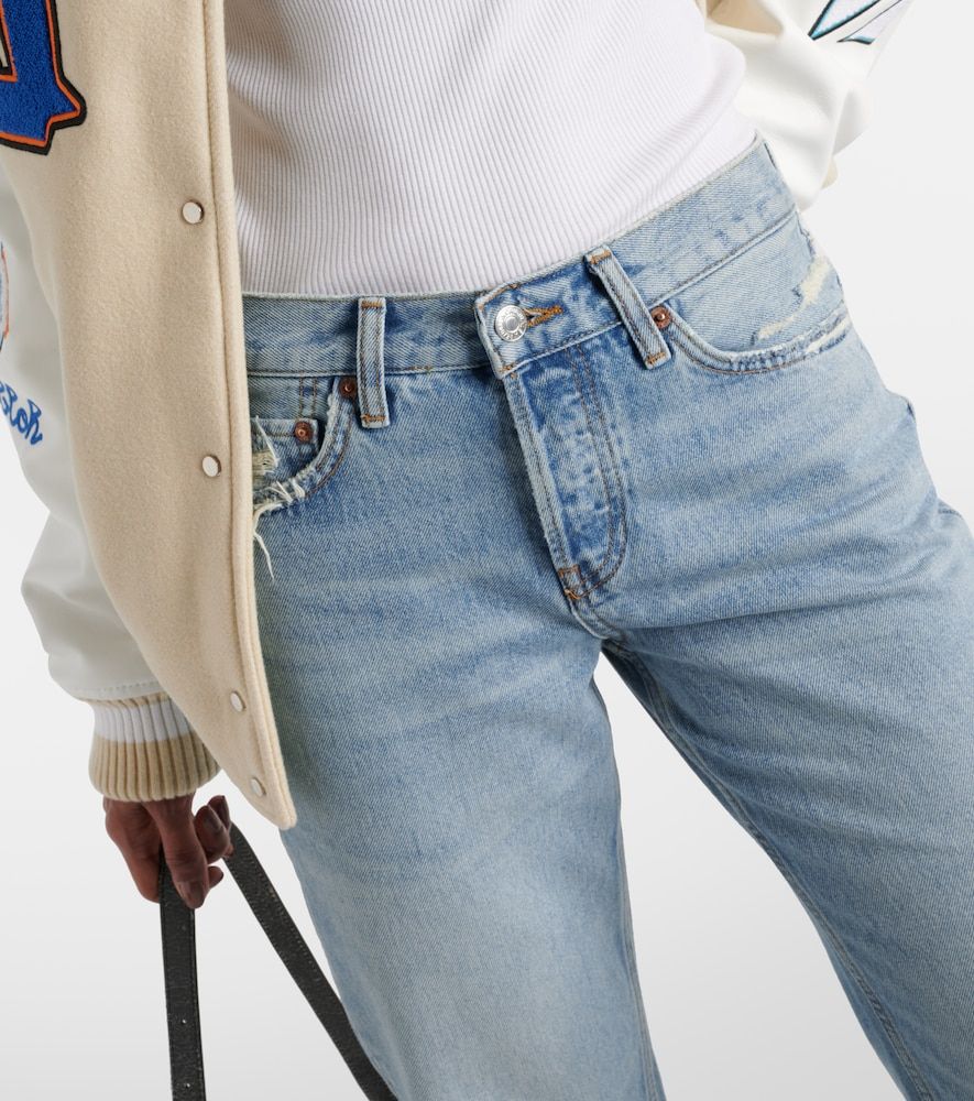 Straight Mid-Rise Jeans Easy - Re/Done - Modalova