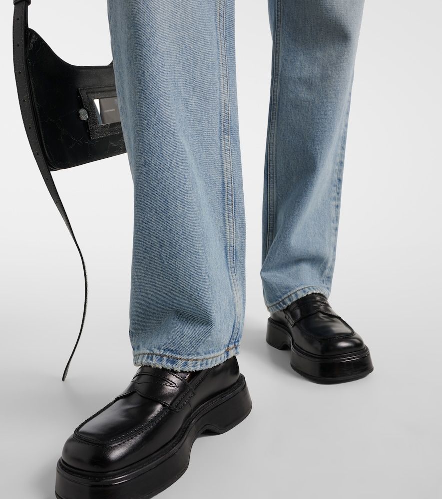 Straight Mid-Rise Jeans Easy - Re/Done - Modalova