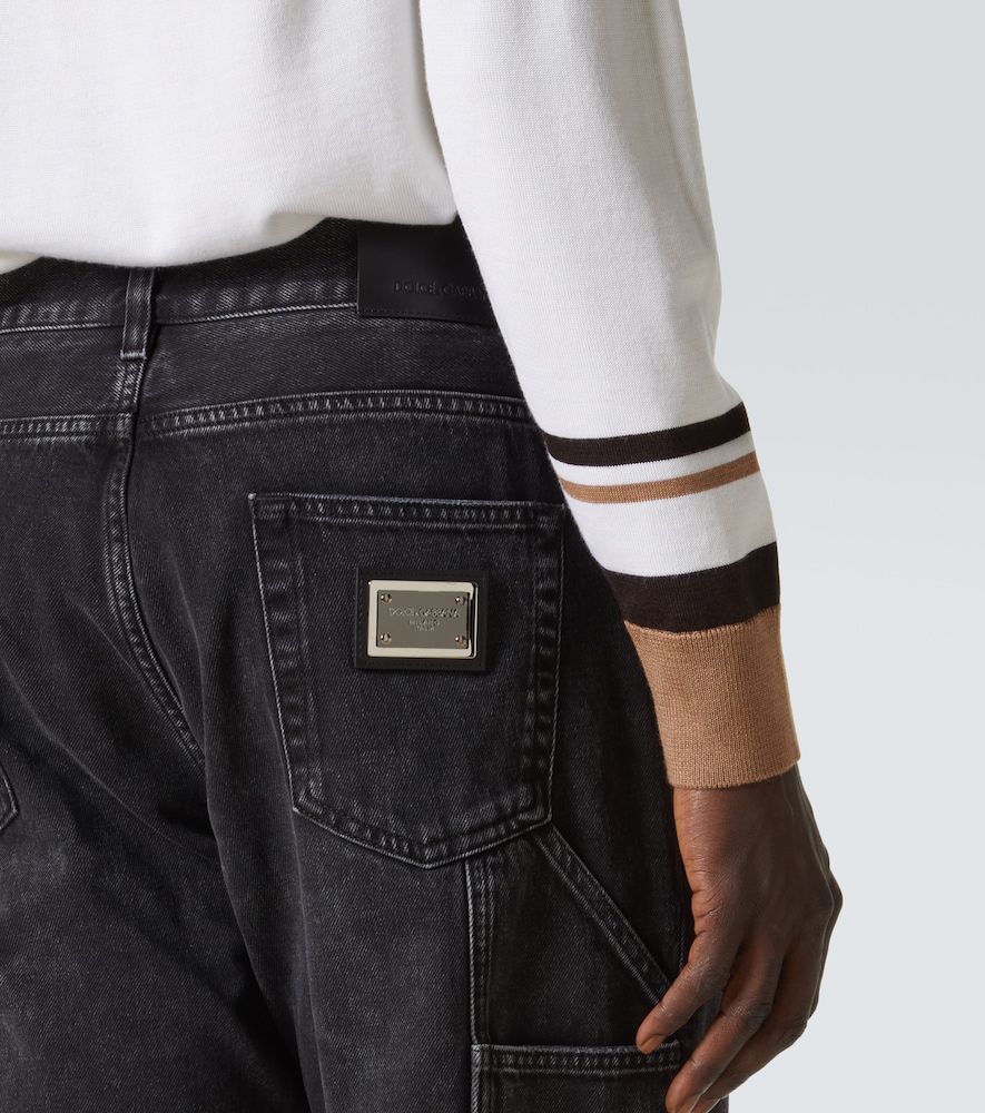 Jeans regular a vita media - Dolce&Gabbana - Modalova