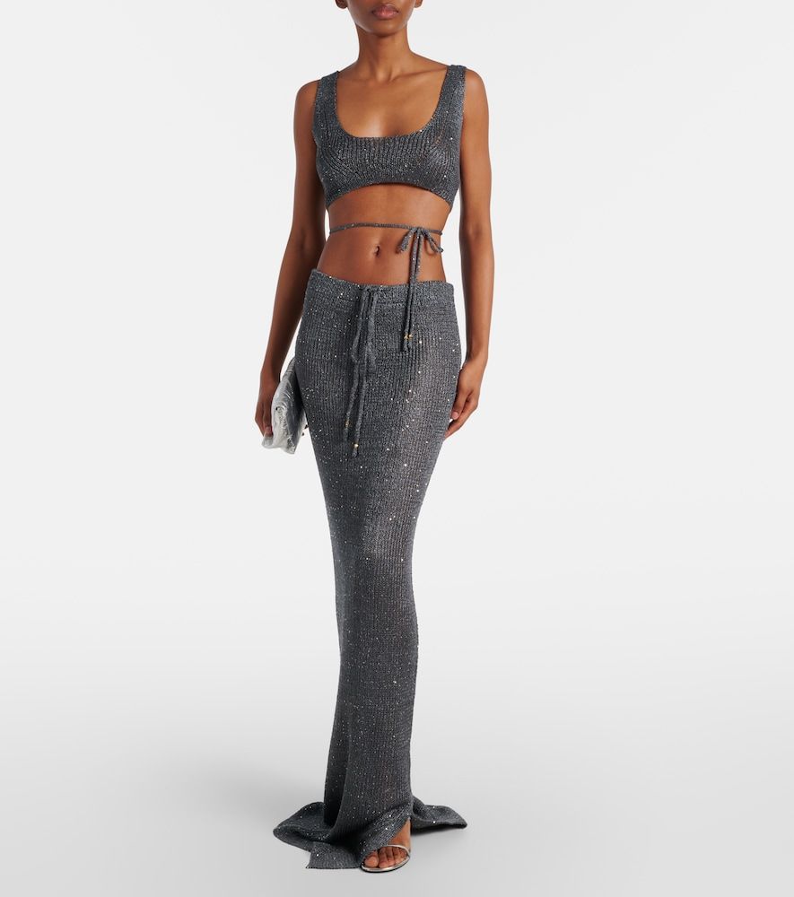 Bananhot Alma sequined maxi skirt - Bananhot - Modalova