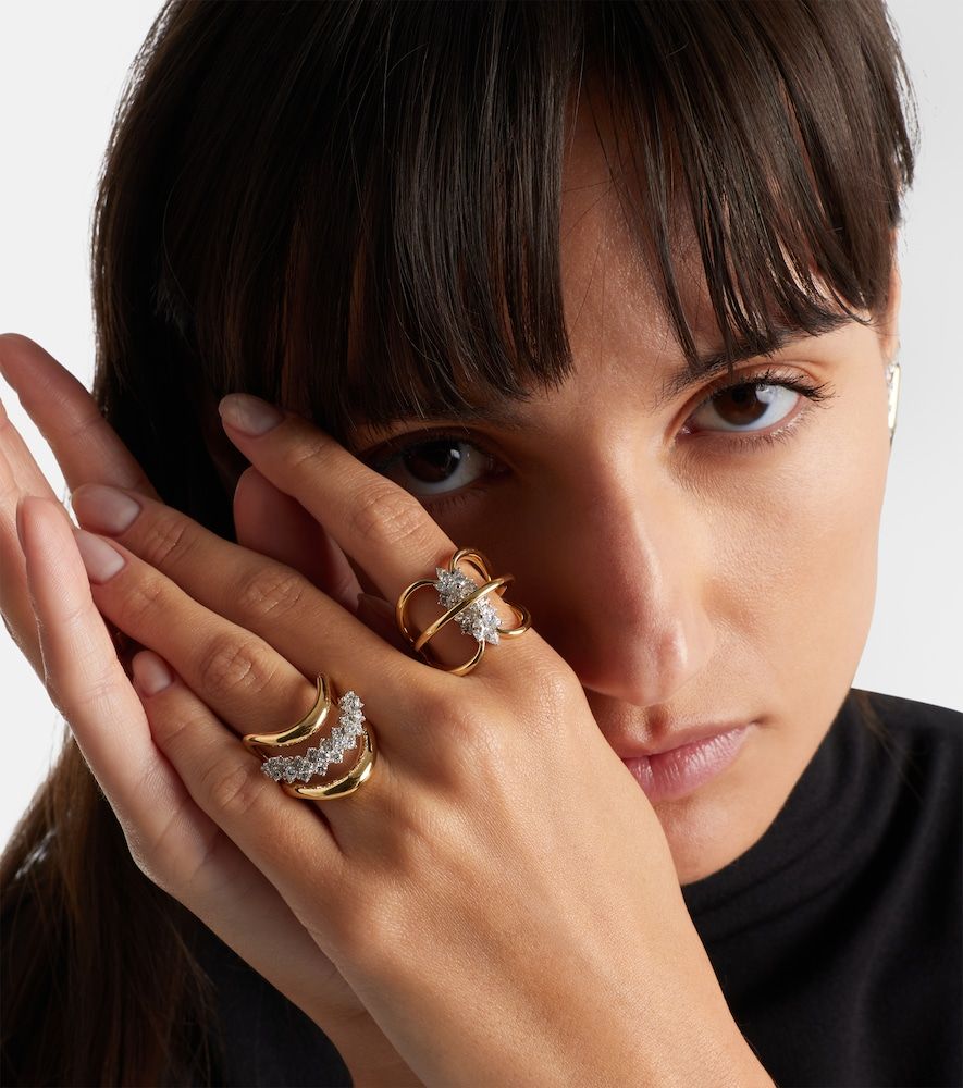 Anillo Golden Strada de oro de 18 ct con diamantes - Yeprem - Modalova