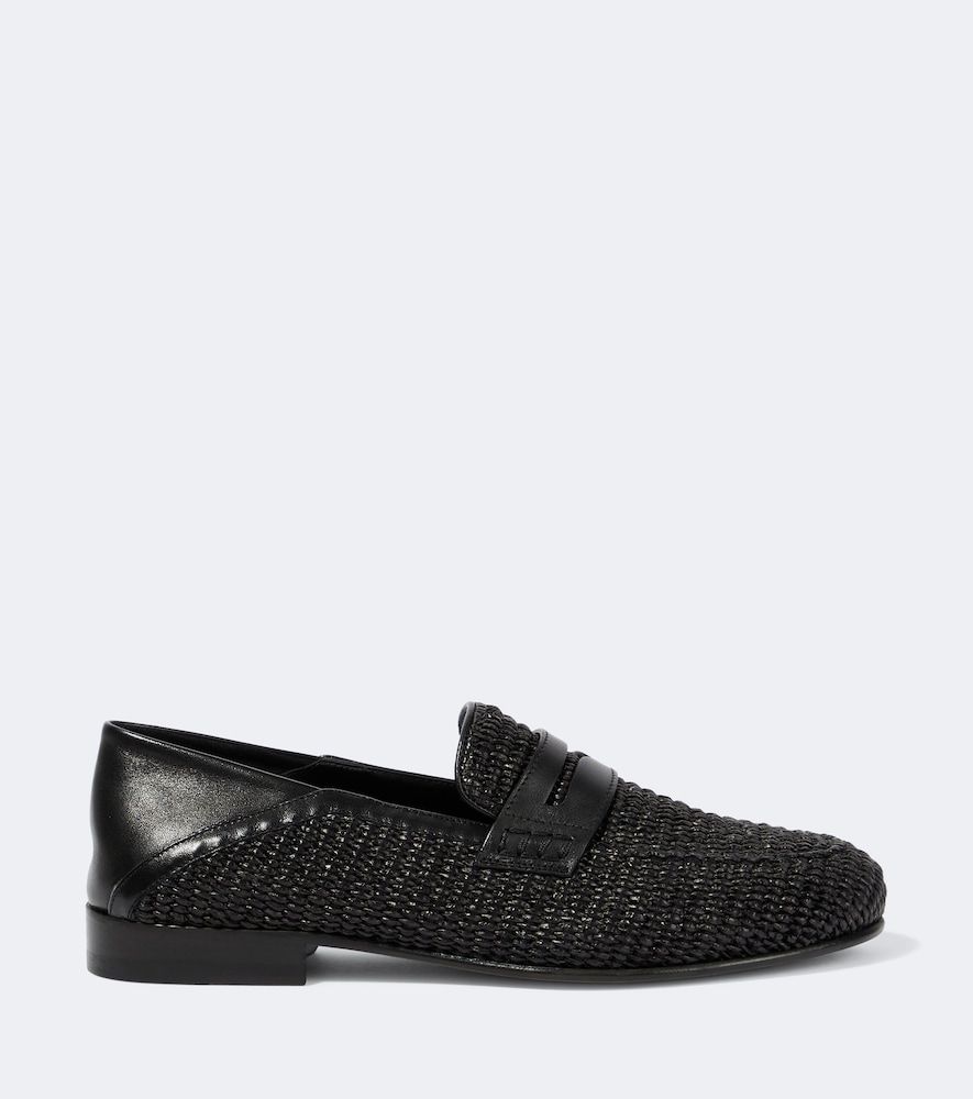 Loafers Padstow aus Raffiabast mit Leder - Manolo Blahnik - Modalova