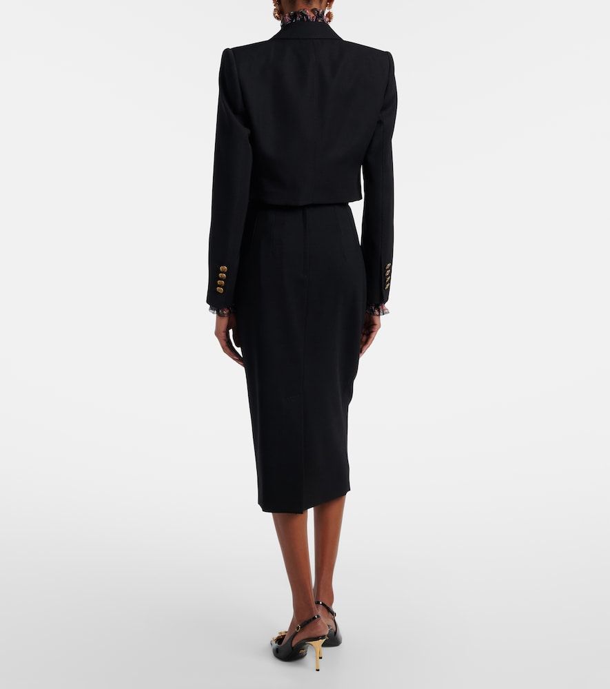 Wool-blend pencil skirt - Dolce&Gabbana - Modalova