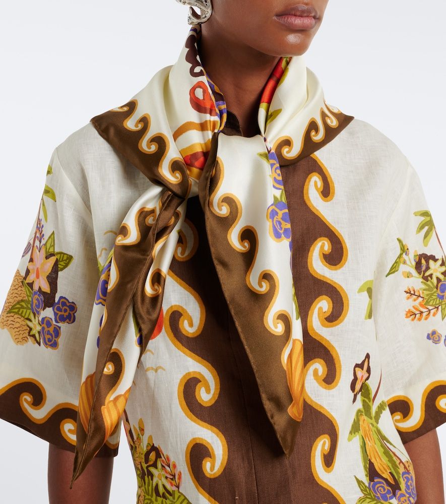 Alemais Island Cove silk scarf - Alemais - Modalova