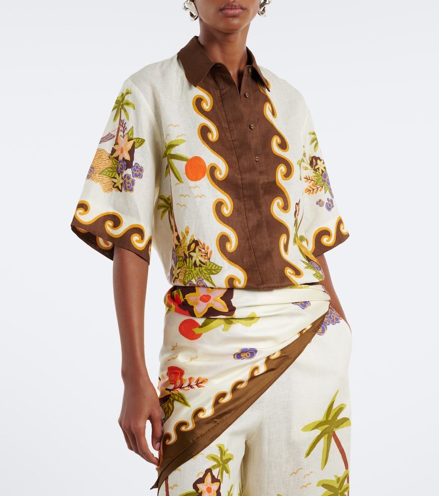 Alemais Island Cove silk scarf - Alemais - Modalova