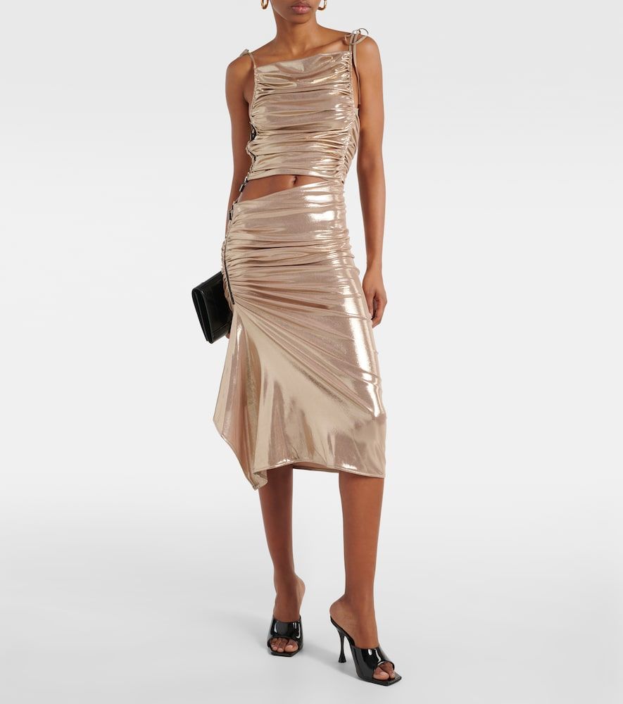 Maticevski Neroli ruched midi skirt - Maticevski - Modalova