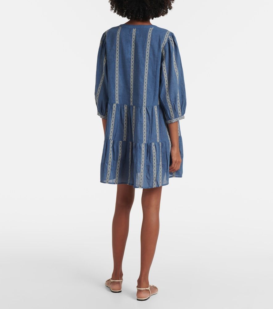Vestido corto Kaitlyn en mezcla de algodón - Velvet - Modalova