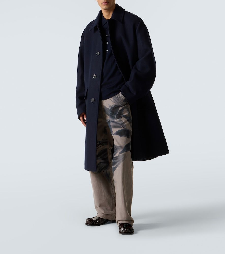 Pantalones chinos de algodón estampados - Dries Van Noten - Modalova
