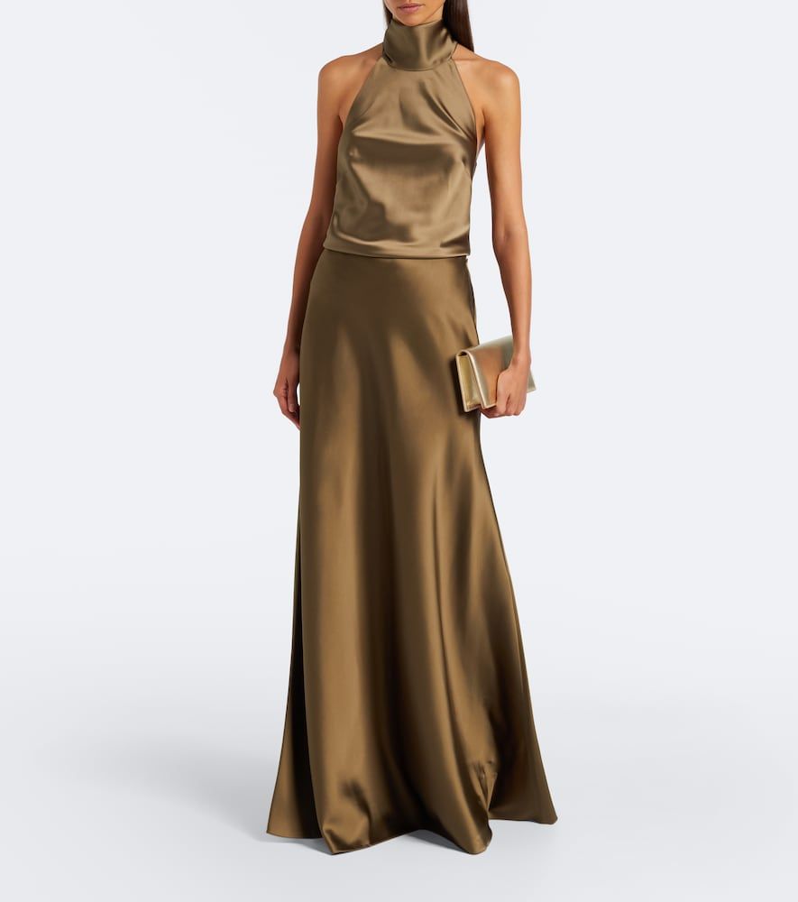 Maxirock Masina aus Satin - Ralph Lauren Collection - Modalova