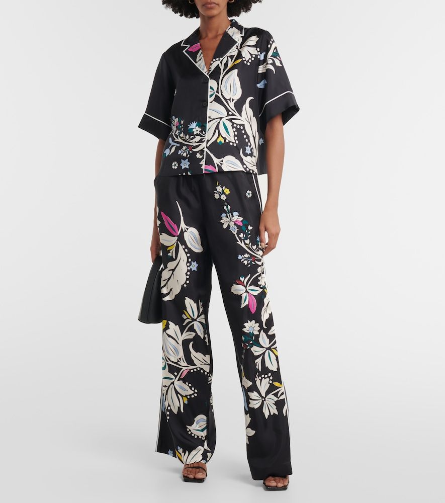 Camisa de seda floral - Dorothee Schumacher - Modalova